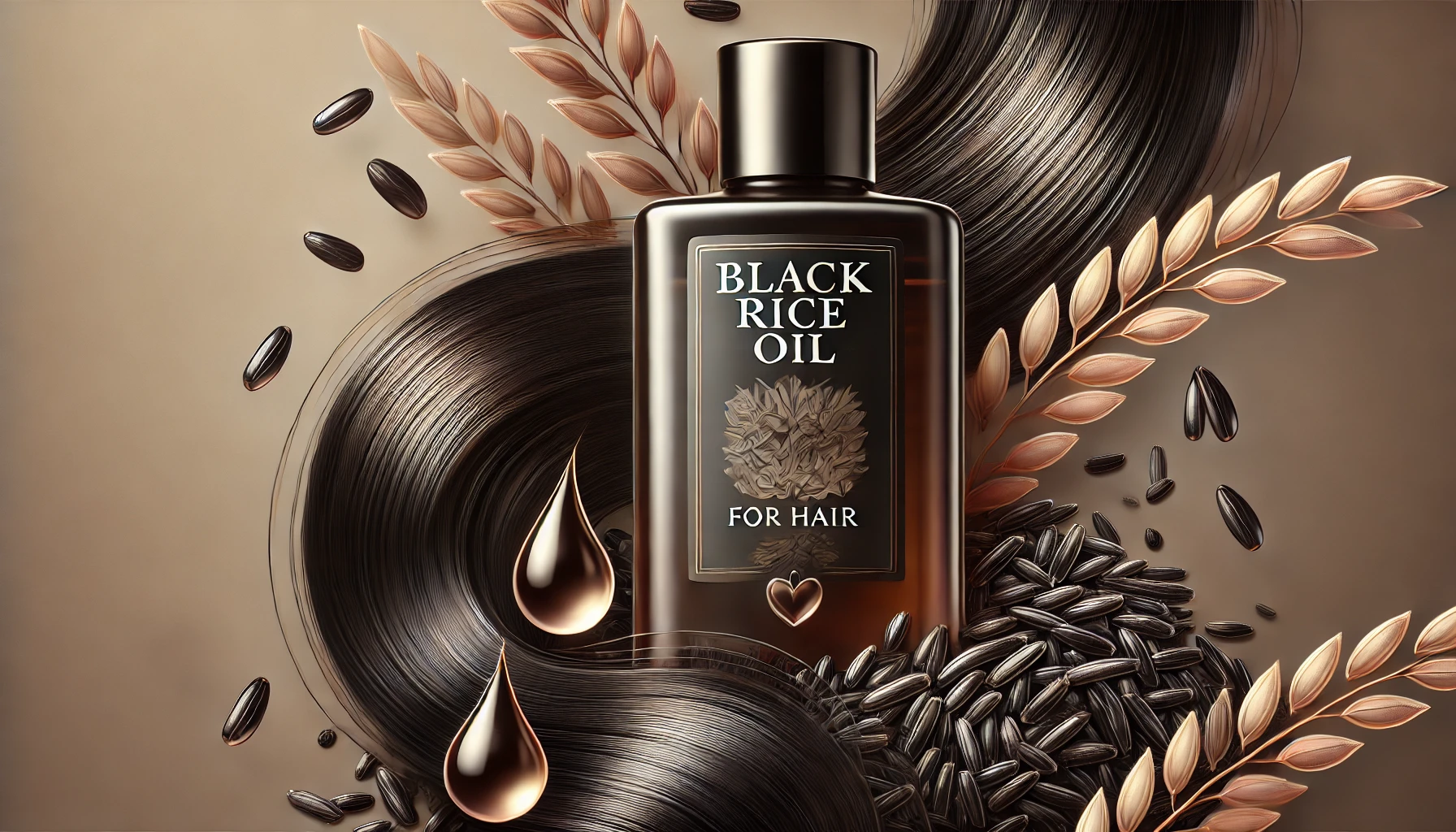 benefits of black rice oil for hair