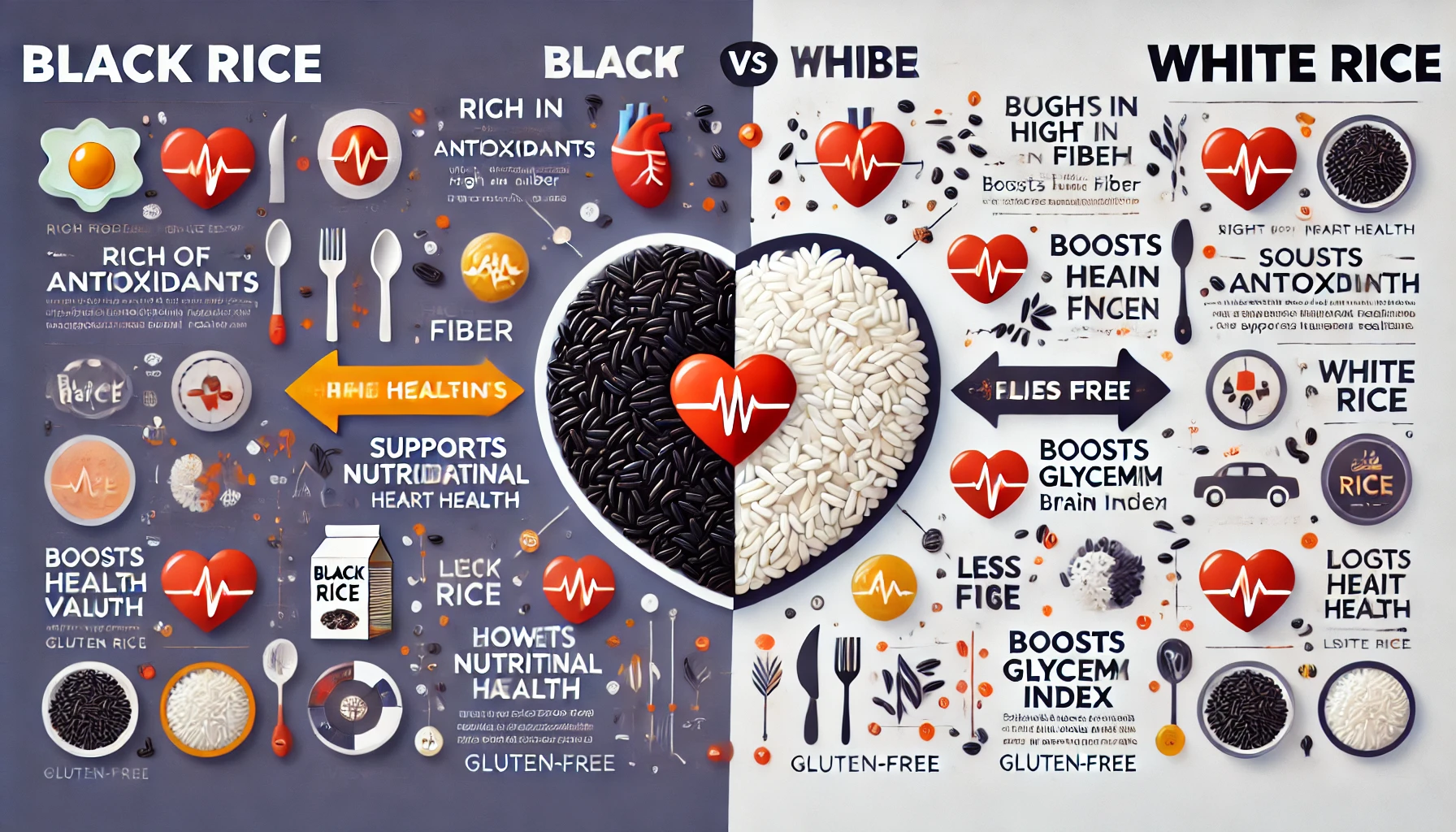 benefits of black rice over white rice