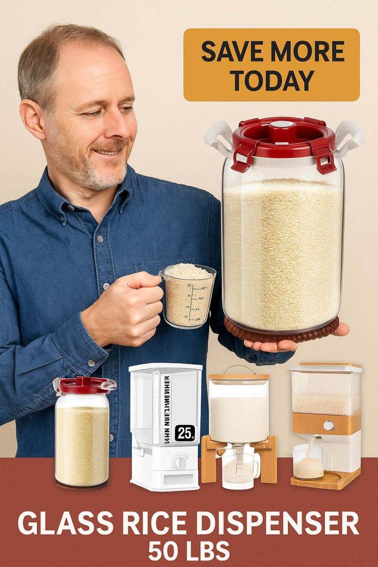 Best Glass Rice Dispenser 50 lbs: Features & Benefits