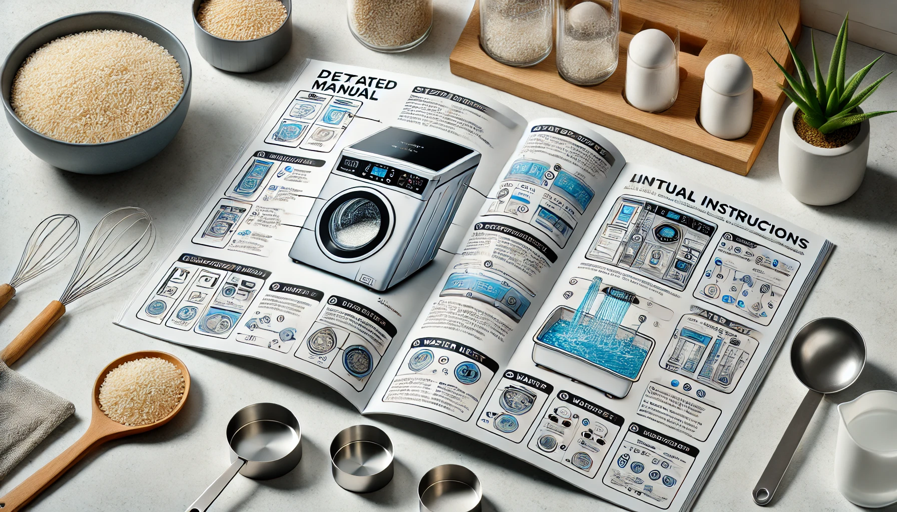 manual automatic rice washer