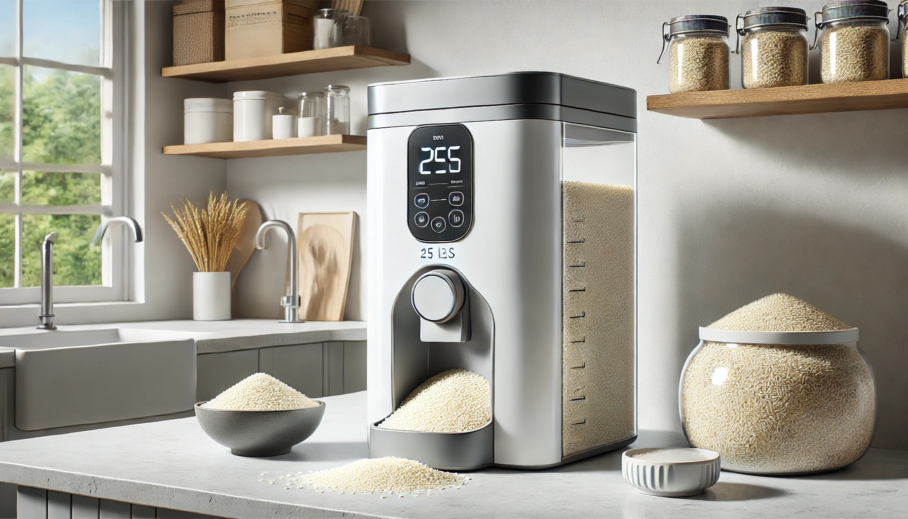 rice dispenser 25 lbs near me