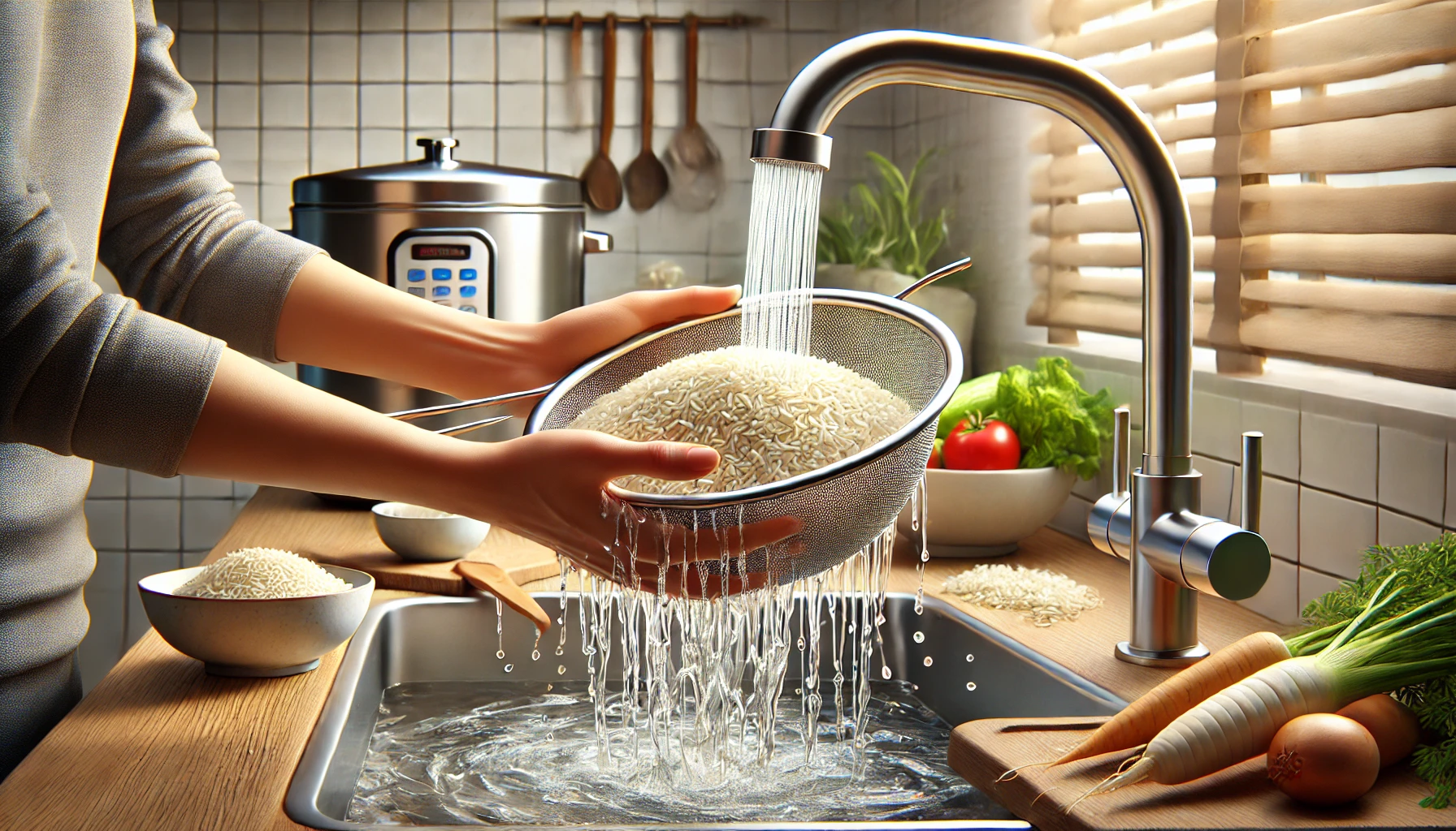 why rinse rice before cooking