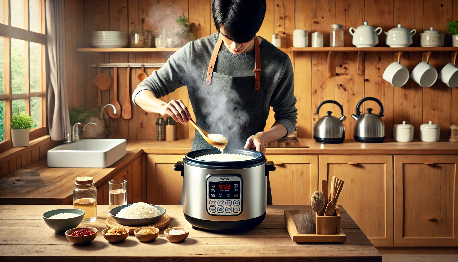 how to make congee in rice cooker