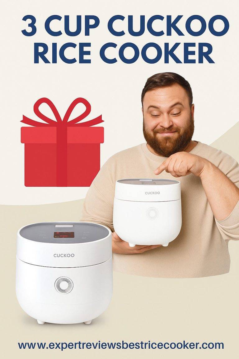 Kuzzi Ricew 3 cup Cuckoo Rice Cooker: Compact, Smart & Efficient