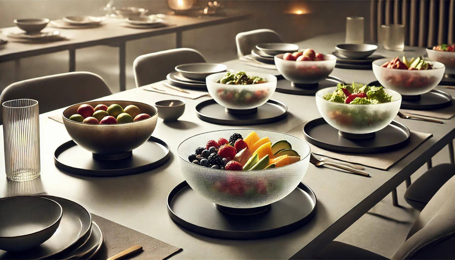 chilled bowls for serving