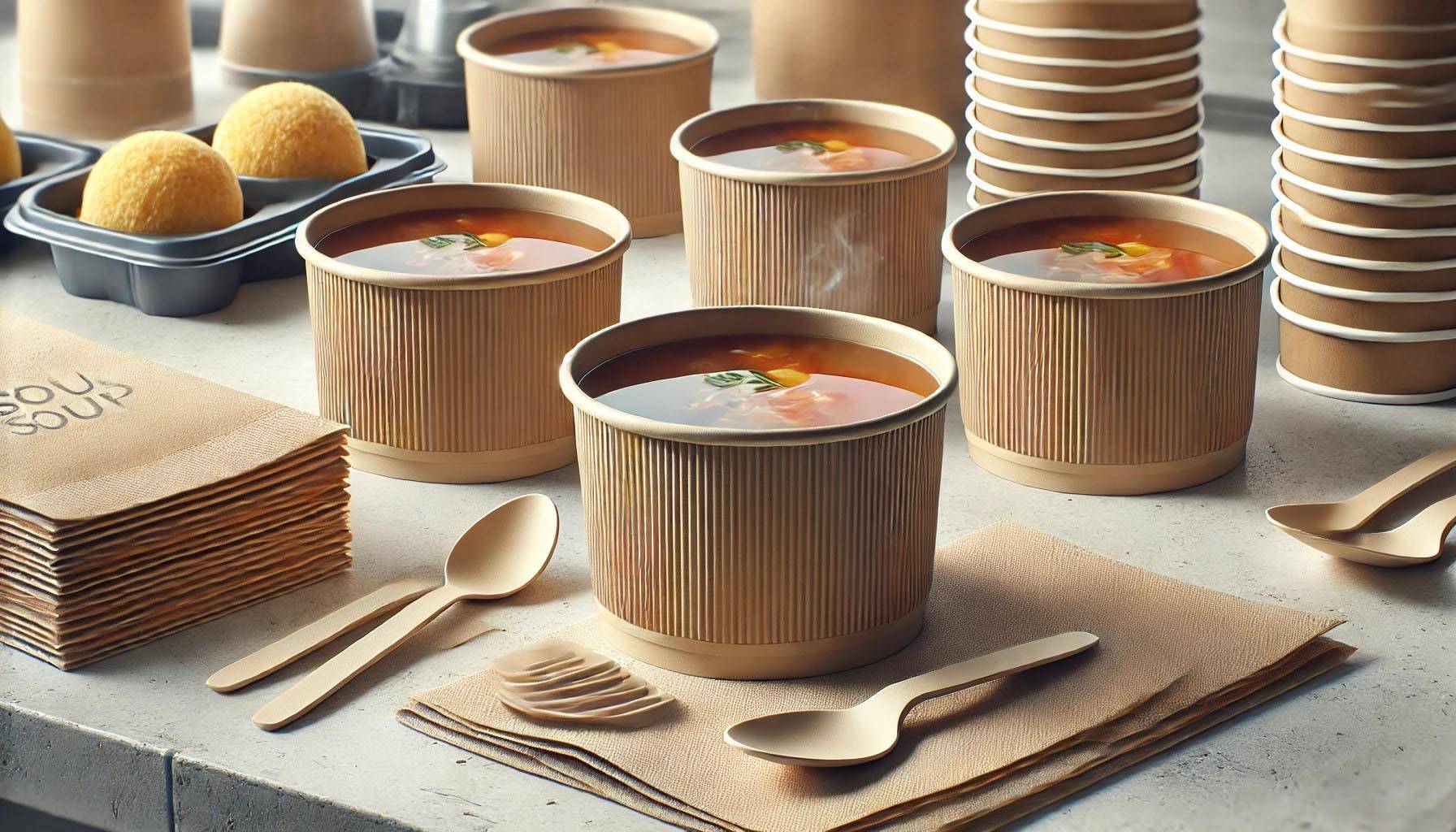 heavy duty disposable soup bowls