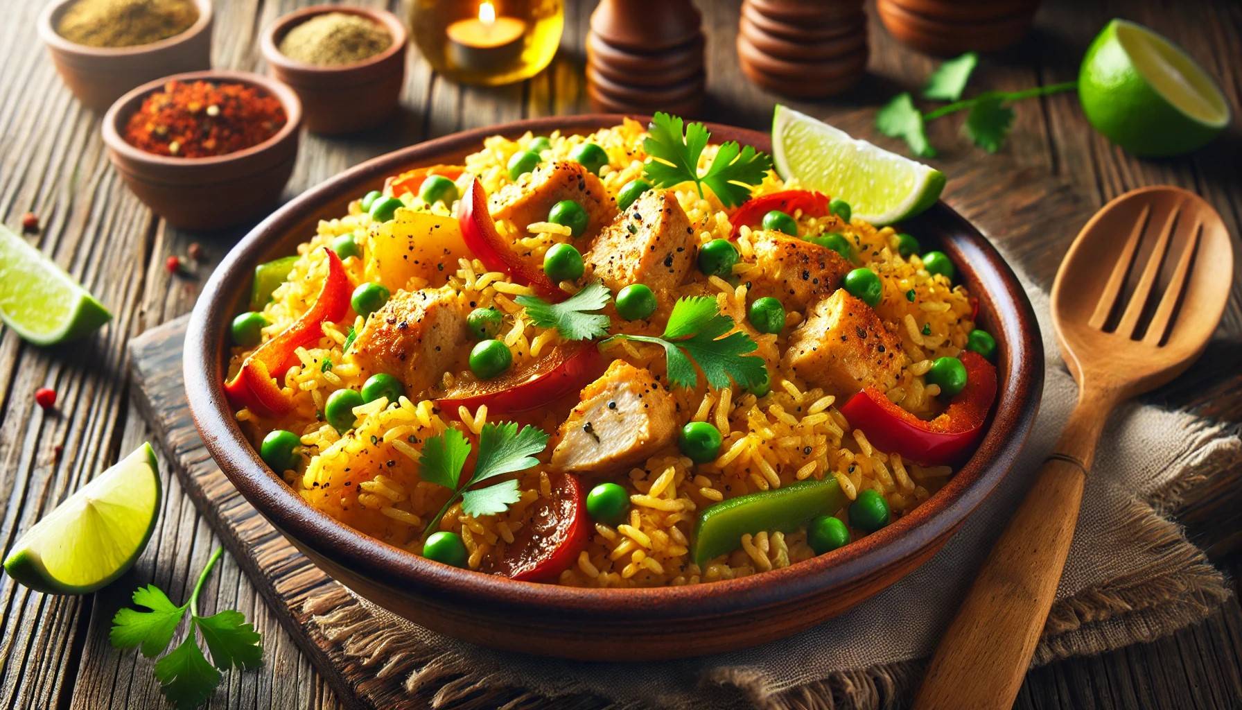 easy arroz con pollo recipe