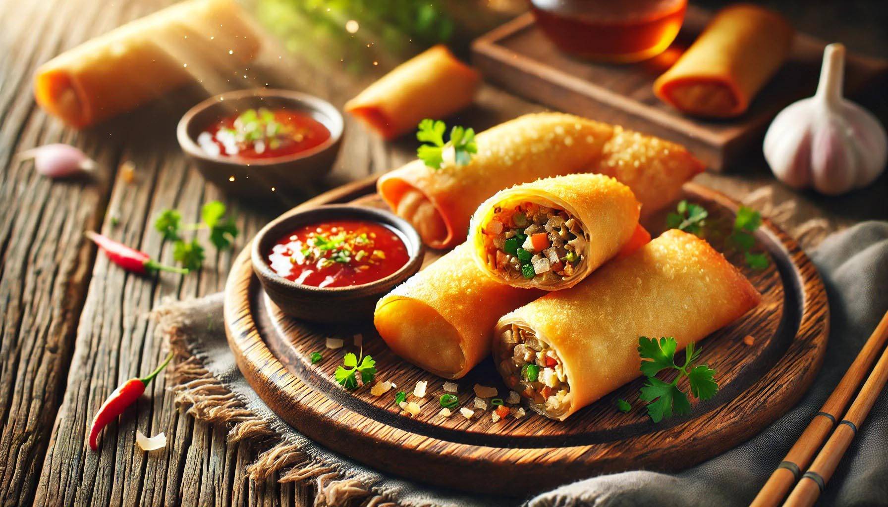 homemade egg rolls