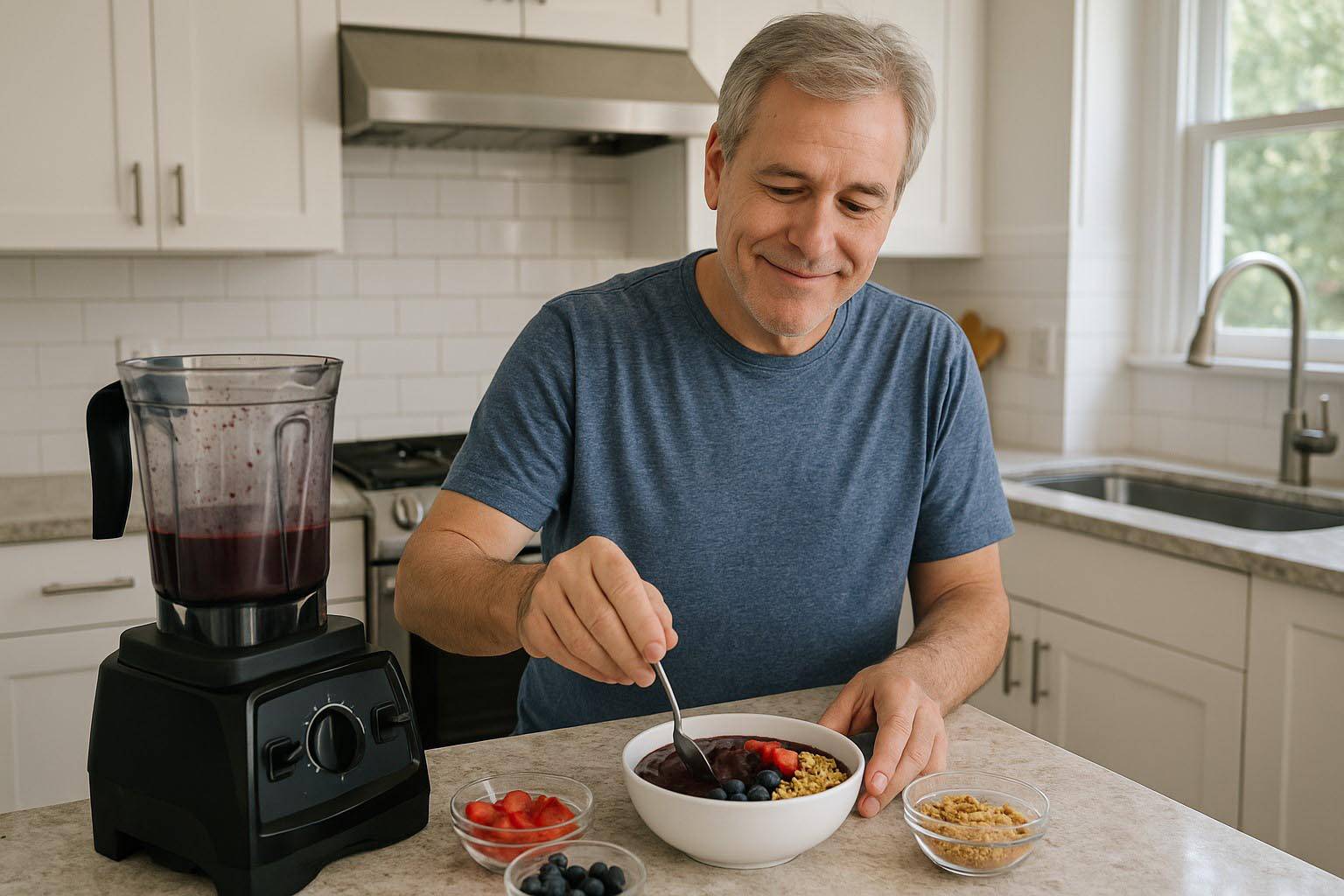 how to make acai bowl at home