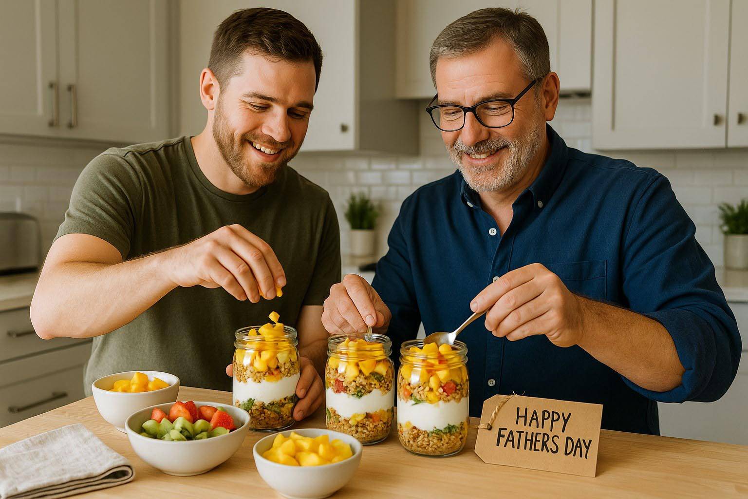 Tropical Fruit & Greek Yogurt Parfaits Tropical Fruit & Greek Yogurt Parfaits