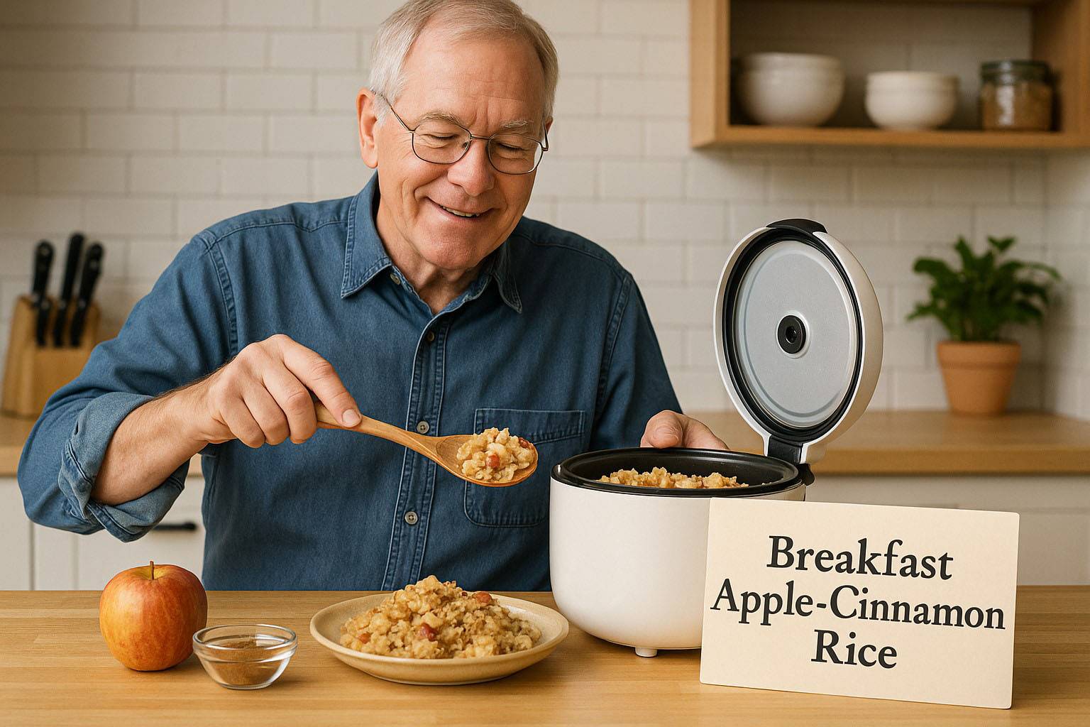 Breakfast Apple-Cinnamon Rice Breakfast Apple-Cinnamon Rice