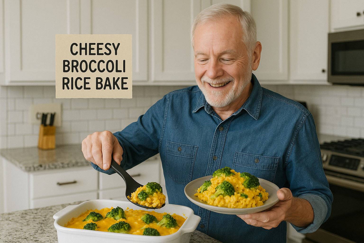 Cheesy Broccoli Rice Bake Cheesy Broccoli Rice Bake